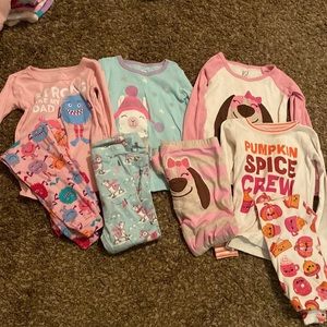 4 Sets! Long sleeve PJ sets